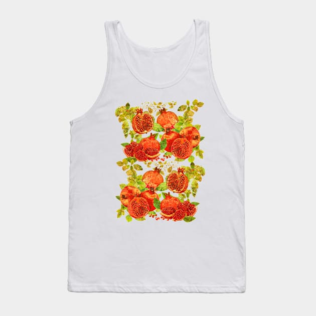 Silky Pomegranate from Andhra Pradesh (Vintage Edition) Tank Top by PrivateVices